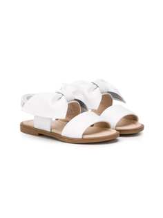 Florens сандалии с ремешками и бантом