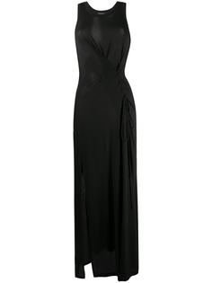 Ann Demeulemeester платье макси без рукавов с завязками