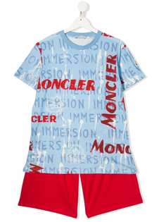 Moncler Kids костюм-двойка с шортами