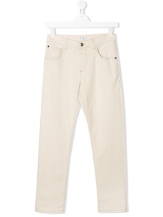 Brunello Cucinelli Kids прямые джинсы