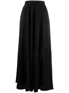 Y-3 длинная юбка со складками