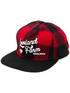 Woolrich бейсболка в клетку