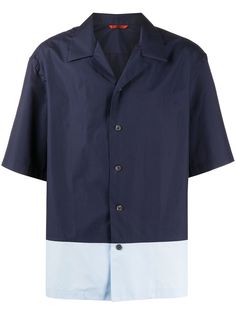 Barena рубашка в стиле колор-блок