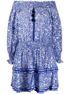 Poupette St Barth платье мини Silvia с открытыми плечами