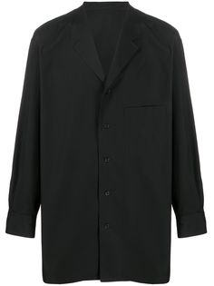 Yohji Yamamoto длинная рубашка на пуговицах