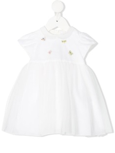 Il Gufo тюлевое платье с бусинами