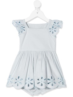 Stella McCartney Kids платье с английской вышивкой