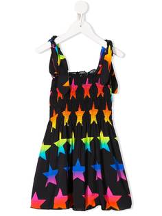 Mc2 Saint Barth Kids платье миди Lola с принтом