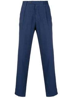Lardini брюки строгого кроя со складками