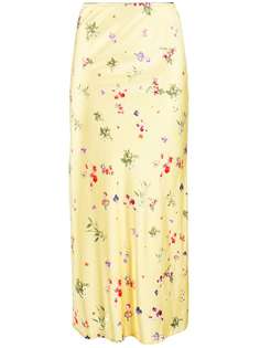 Andamane юбка миди с цветочным принтом
