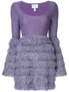 Alice McCall платье мини с бахромой