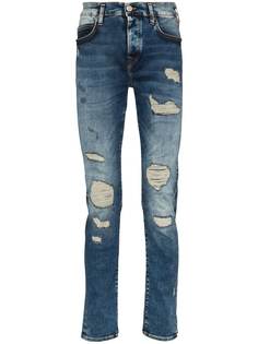 True Religion джинсы Roco кроя слим с прорезями