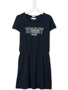 Tommy Hilfiger Junior платье-футболка с логотипом