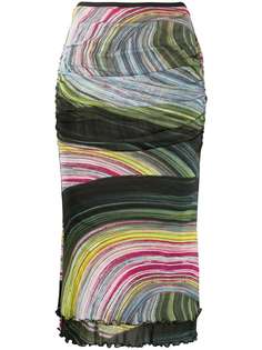 DVF Diane von Furstenberg юбка с абстрактным принтом