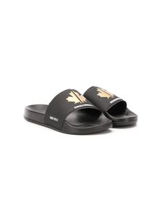 Dsquared2 Kids шлепанцы Sport Maple Leaf