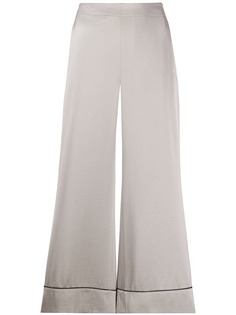 Blanca Vita широкие брюки с контрастной окантовкой