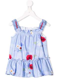 Lapin House расклешенное платье с цветочным принтом