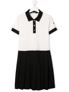 Moncler Kids платье-поло с короткими рукавами