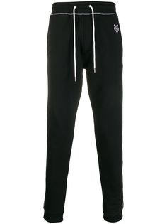 Kenzo спортивные брюки с вышитым логотипом