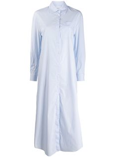 Dondup длинное платье-рубашка в полоску
