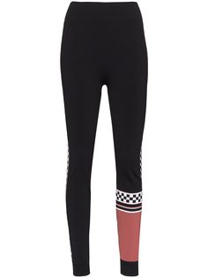 Sweaty Betty легинсы со вставкой в клетку