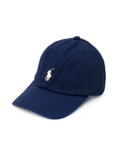 Ralph Lauren Kids кепка с вышитым логотипом