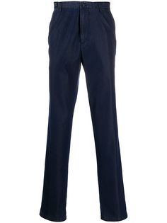 Paul & Shark прямые брюки из ткани шамбре Paul&Shark