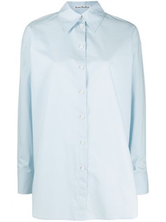 Acne Studios рубашка оверсайз с заостренным воротником