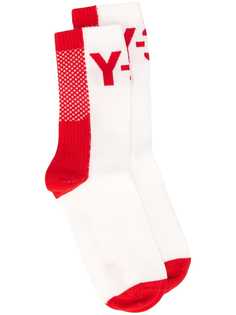 Y-3 носки в рубчик с логотипом
