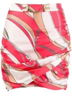 Elisabetta Franchi юбка узкого кроя с принтом