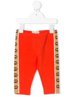 Gucci Kids легинсы с логотипом