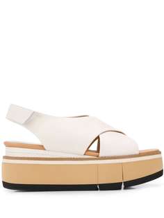 Paloma Barceló сандалии на платформе с перекрестными ремешками