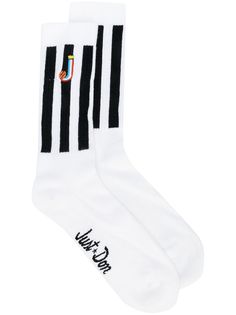 Just Don полосатые носки с логотипом