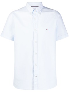 Tommy Hilfiger рубашка с короткими рукавами и вышитым логотипом