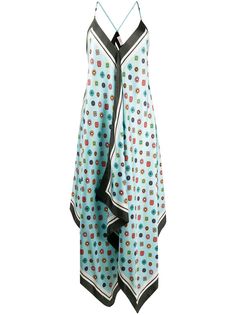 Altea платье асимметричного кроя с принтом
