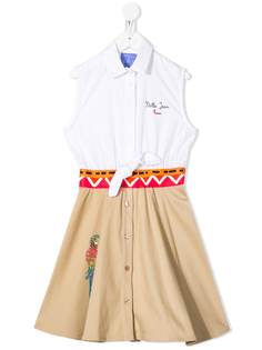 Stella Jean Kids colour-block shirt dress
