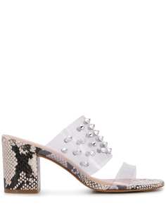 Carvela босоножки с тиснением под змеиную кожу и заклепками