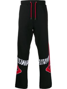 Fila спортивные брюки с принтом