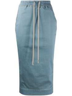 Rick Owens DRKSHDW джинсовая юбка-карандаш