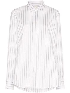 Sunflower рубашка в полоску с эффектом металлик