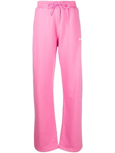 MSGM спортивные брюки прямого кроя