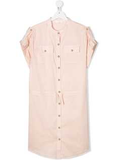 Chloé Kids платье-рубашка с короткими рукавами