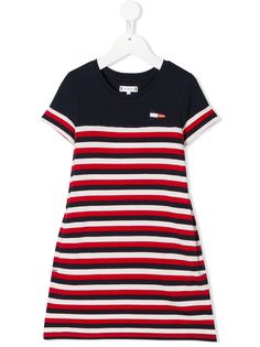 Tommy Hilfiger Junior платье-футболка в полоску