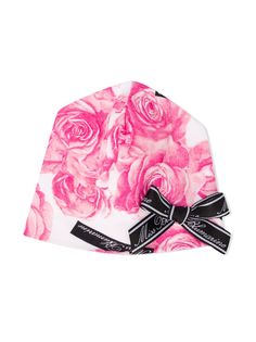 Miss Blumarine шапка с цветочным принтом