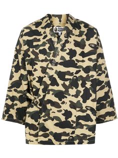 A BATHING APE® рубашка 1st Camo Kimono Bape