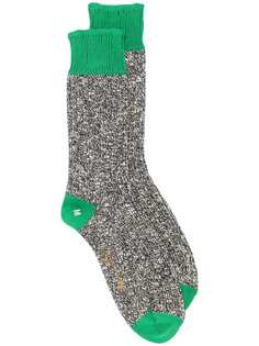 YMC color-block knitted socks