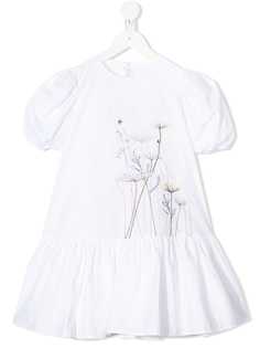 Il Gufo платье с цветочной вышивкой