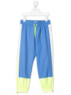 Kenzo Kids спортивные брюки с кулиской в стиле колор-блок