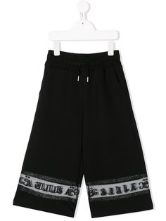 Gaelle Paris Kids спортивные брюки с логотипом и прозрачными вставками