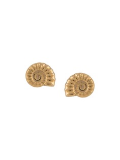 Natalie Perry серьги-гвоздики Ammonite